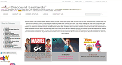 Desktop Screenshot of discountleotards.com
